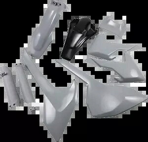 Acerbis フルプラスチックキット グレー/ブラック 2733430011 Acerbis Full Plastic Kit Gray/Black 2733430011 【並行輸入品】