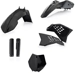 Acerbis フルプラスチックキット ブラック 2253040001 Acerbis Full Plastic Kit Black 2253040001 【並行輸入品】