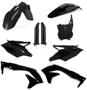 Acerbis フルプラスチックキット ブラック 2685840001 Acerbis Full Plastic Kit Black 2685840001 【並行輸入品】