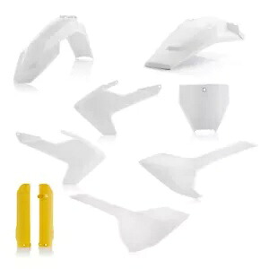 Acerbis プラスチックキット ホワイト/イエロー 2462605909 Acerbis Plastic Kit White/Yellow 2462605909 【並行輸入品】
