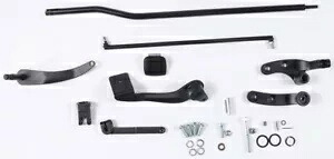 HARDDRIVE フォワード コントロール キット、取り付けプレート付き、ブラック、ペグなし 121023 HARDDRIVE Forward Control Kit w/Mounting Plates Black w/o Pegs 121023 【並行輸入品】