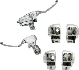 ハードドライブ '08-16 ハンドルバー ケーブル クラッチ スタイル コントロール クロム 53602 HARDDRIVE '08-16 Handlebar Cable Clutch Style Controls Chrome 53602 【並行輸入品】