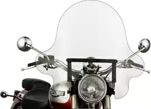 スリップストリーマー SS-32 ファルコン フロントガラス 20 インチ クリア/ブラック SS-32-20CWQB Slipstreamer SS-32 Falcon Windshield 20\