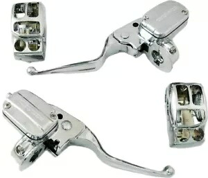 HARDDRIVE ハンドルバー油圧クラッチ スタイル コントロール クロム 53982 HARDDRIVE Handlebar Hydraulic Clutch Style Controls Chrome 53982 【並行輸入品】