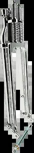 HARDDRIVE スプリンガーフォーク テーパーレッグ スタンダード クローム 061-300 HARDDRIVE Springer Fork Tapered Leg Standard Chrome 061-300 【並行輸入品】
