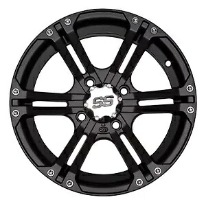 新品 -ITP SS212 ホイール 4 リム 14 インチ セット RS1 2018 ポラリス ブラック NEW -ITP SS212 WHEELS 4 RIMS 14" SET RS1 2018 POLARIS Black 【並行輸入品】|カスタムパーツ WORLD倉庫