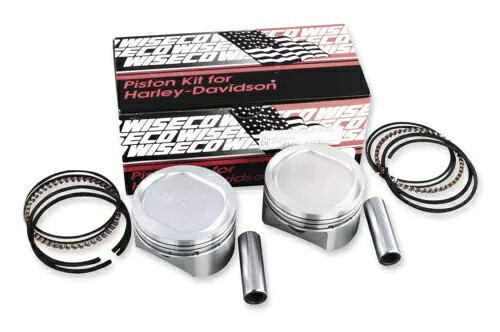 Wiseco VT ピストン キット (95ci.、フラット トップ) - 標準ボア 3.875 インチ、9:1 Co VT2719 Wiseco VT Piston Kit (95ci., Flat Top) - Standard Bore 3.875in., 9:1 Co VT2719 【並行輸入品】