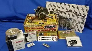 Hot Rods Wiseco トップ + ボトムエンド エンジン再構築キット 400X 2009-2014 ピストン クランク Hot Rods Wiseco Top + Bottom End Engine Rebuild Kit 400X 2009-2014 Piston Crank 【並行輸入品】