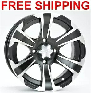 ITP SS312 ホイール リム 12 インチ 4 ホイール キット Grizzly 400 450 550 660 700 ITP SS312 Wheels Rims 12\
