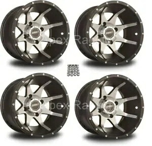 (4x) 12 インチ セドナ ストーム ホイール ホンダ 420 ランチャー AT 2009-2019 (IRS) リムセットキット (4x) 12\
