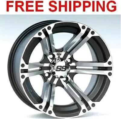 (4) ITP SS212 ホイール リム 12 インチ 4 ホイール セット キット ホンダ 500 ルビコン マシン/ブラック (4) ITP SS212 Wheels Rims 12" 4 Wheel Set Kit Honda 500 Rubicon Machine/Black 【並行輸入品】｜カスタムパーツ WORLD倉庫