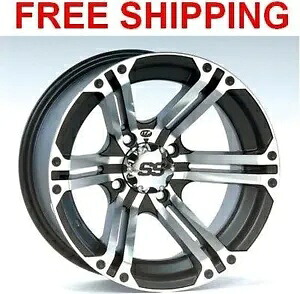 (4) ITP SS212 ホイールセット リム 12 インチ ホイールキット ヤマハ ウルヴァリン 2016 (4) ITP SS212 Wheels Set Rims 12\
