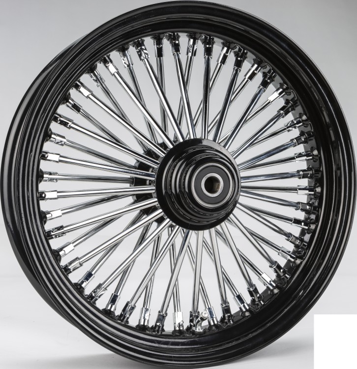 ハードドライブ フロント 48 スポーク ホイール 16X3.5 25MM ブラック シングル ディスク 052-02541 HARDDRIVE Front 48 Spoke Wheels 16X3.5 25MM Black Single Disc 052-02541 【並行輸入品】
