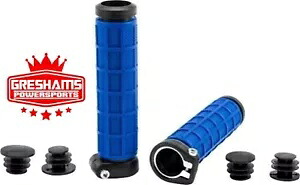 フライ レーシング ロック/クランプ オン ハンドルバー グリップ ブルー ATV PWC マウンテン バイク Fly Racing Lock/Clamp On Handlebar Grips BLUE ATV PWC Mountain Bike 【並行輸入品】