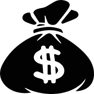 MONEY BAG 5X5 ビニールデカール/ステッカー/ウィンドウステッカーグラフィック MONEY BAG 5X5 Vinyl Decal / Sticker / Window Sticker Graphic 【並行輸入品】