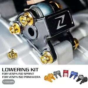 リアロワリングキット Vespa Primavera Sprint 150 サスペンションロワリングリンケージキット用 Rear Lowering Kit For Vespa Primavera Sprint 150 Suspension Lowering Linkage Kit 【並行輸入品】