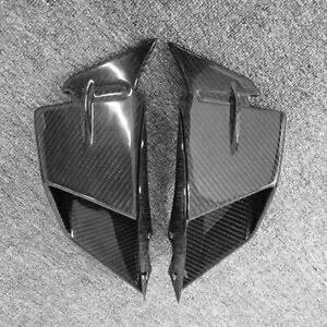 カーボンファイバーフロントスポイラー Fxed 風ウィングレット BMW S1000RR M1000RR 2019-2022 Carbon Fiber Front Spoiler Fxed Wind Winglets For BMW S1000RR M1000RR 2019-2022 【並行輸入品】