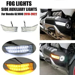 ゴールドウィング 1800 フォグライト LED 装飾ライト GL1800 ターンシグナル 2018 - 2022 For GOLDWING 1800 Fog Light LED Decorative Light GL1800 Turn Signal 2018 - 2022 【並行輸入品】