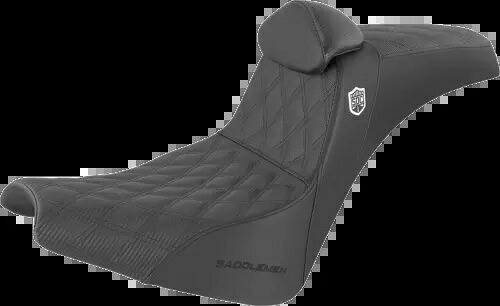 サドルメン プロシリーズ SDC パフォーマンスグリップシート バックレスト付き SC81830DBRT Saddlemen Pro Series SDC Performance Grip Seat w/Backrest SC81830DBRT 【並行輸入品】