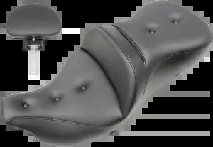 Saddlemen ピロートップ ロードソファ シート - 背もたれ付き 808-07B-181BRHC Saddlemen Pillow Top Roadsofa Seat - With Backrest 808-07B-181BRHC 【並行輸入品】