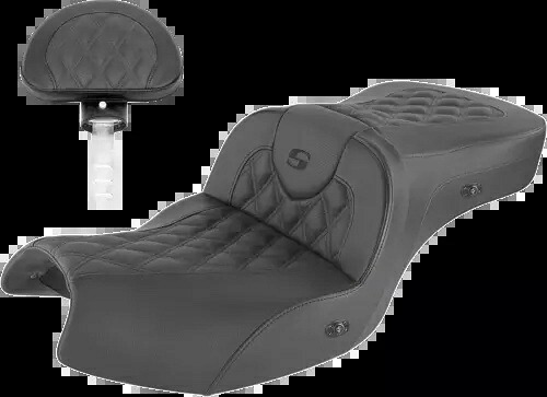 サドルメン ロードソファ LS 背もたれ付きヒーターシート I20-06-182BRHCT Saddlemen Roadsofa LS Heated Seat w/Backrest I20-06-182BRHCT 【並行輸入品】