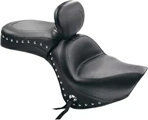 マスタング ワイド ツーリング ワンピース シート 運転席背もたれ付き 79416 Mustang Wide Touring One-Piece Seat with Driver Backrest 79416 【並行輸入品】