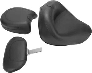 マスタング ワイド ツーリング ツーピース シート 運転席背もたれ付き 79351 Mustang Wide Touring Two-Piece Seat with Driver Backrest 79351 【並行輸入品】