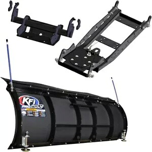 ポラリス レンジャー 1000 XP KFI 72 インチ プロ ポリ除雪ブレード、プッシュ チューブ、マウント 18-23 POLARIS RANGER 1000 XP KFI 72\