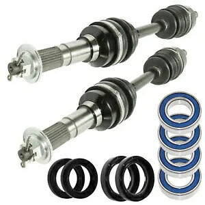 フロント左右 CV ジョイントアクスルヤマハウルヴァリン 350 YFM350FX 4X4 1995-2000 Front Left Right CV Joint Axle for Yamaha Wolverine 350 YFM350FX 4X4 1995-2000 【並行輸入品】