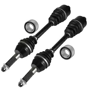 リア左右 CV ジョイントアクスルベアリング付きポラリススポーツマン 500 ツーリング 08-10 Rear Left Right CV Joint Axle W/ Bearing For Polaris Sportsman 500 Touring 08-10 【並行輸入品】
