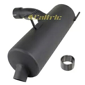 Caltric 排気マフラー & ガスケット Polaris RZR S 800 EFI 2009-2011 用 Caltric Exhaust Muffler & Gasket For Polaris RZR S 800 EFI 2009-2011 【並行輸入品】