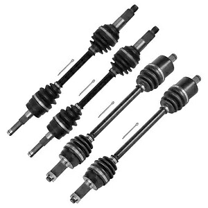 ポラリススポーツマン XP 850 Eps 2010-2015 用フロントリア左右アクスル Front Rear Left Right Axles for Polaris Sportsman XP 850 Eps 2010-2015 【並行輸入品】
