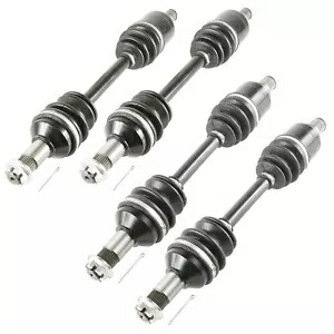 フロントとリアの左右 CV ジョイントアクスルは、Arctic Cat 350 / 366 Auto 2010-2012 に適合します。 Front and Rear Left Right CV Joint Axle fits Arctic Cat 350 / 366 Auto 2010-2012 【並行輸入品】