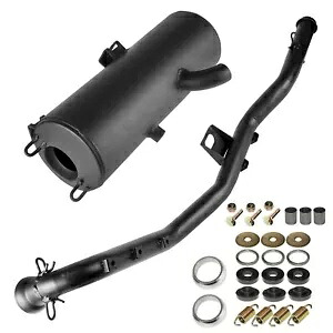 排気マフラー & パイプキットは、Polaris Sportsman 500 / 500 HO 01-07 に適合 (6x6 を除く) Exhaust Muffler & Pipe Kit fits Polaris Sportsman 500 / 500 HO 01-07 Except 6x6 【並行輸入品】