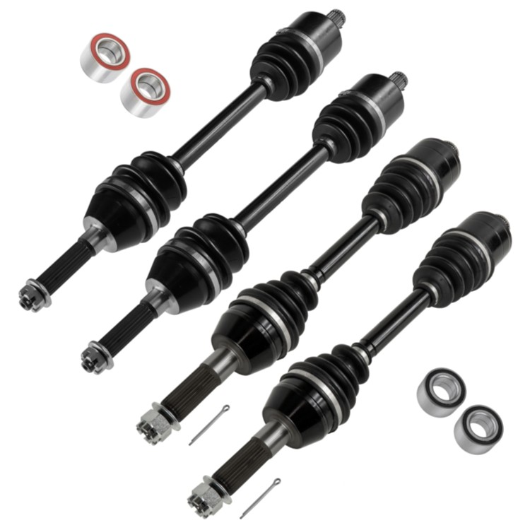 フロントリア左右 CV ジョイントアクスルベアリングポラリススポーツマン 500 HO 07-12 Front Rear Left Right CV Joint Axle Bearing for Polaris Sportsman 500 HO 07-12 【並行輸入品】