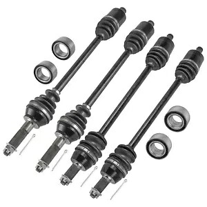 CV ジョイント アクスル ベアリング付き ポラリス レンジャー 500 4x4 EFI 2010 フロントとリア用 CV Joint Axles W/Bearings For Polaris Ranger 500 4x4 EFI 2010 Front And Rear 【並行輸入品】|カスタムパーツ WORLD倉庫