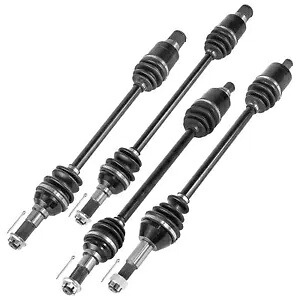 Caltric フロントとリア CV ジョイントアクスル Kymco UXV 500i 4x4 LE SE EFI 2012-2013用 Caltric Front And Rear CV Joint Axle For Kymco UXV 500i 4x4 LE SE EFI 2012-2013 【並行輸入品】
