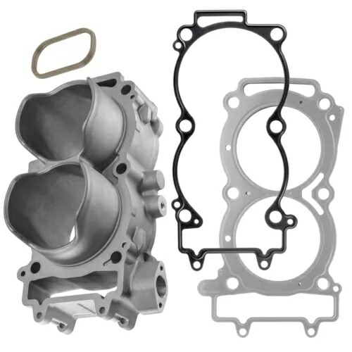 Caltric 3023035 シリンダー ポラリス RZR ターボ XP プロ用ガスケット付き / 92.7mm ボア Caltric 3023035 Cylinder w/ Gaskets for Polaris RZR Turbo XP Pro / 92.7mm Bore 【並行輸入品】