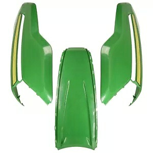 Caltric 左右センターフードパネル John Deere X534 X570 X580 X584 X590 Caltric Left Right Center Hood Panel For John Deere X534 X570 X580 X584 X590 【並行輸入品】