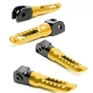 ゴールド CNC ボブ助手席フットペグ ZX-6R 忍者 ZX-600 95-98 99 00 01 02 Gold CNC BOB Front Passenger Foot Pegs For ZX-6R NINJA ZX-600 95-98 99 00 01 02 【並行輸入品】