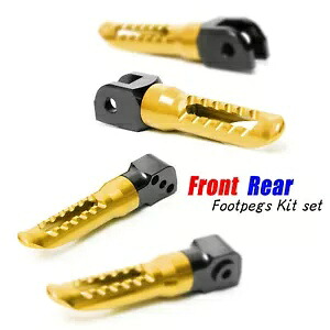 ゴールド CNC BOB 助手席フットペグホンダ VFR800F 14 15 16 17 Gold CNC BOB Front Passenger Foot Pegs For Honda VFR800F 14 15 16 17 【並行輸入品】