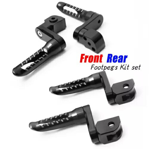 ブラック BOB リアライダーフットペグ 40 ミリメートルエクステンダー GSX 1300R 隼 08-19 20 21 Black BOB Rear Rider Foot Pegs 40mm Extender For GSX 1300R Hayabusa 08-19 20 21 【並行輸入品】
