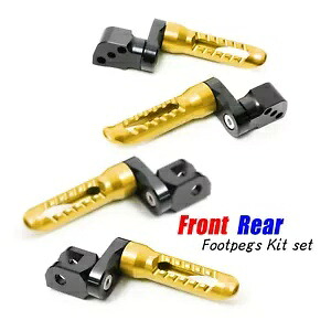 ゴールド BOB リアライダーフットペグ 25 ミリメートルエクステンダー MT-07 2013 14 15 16 17 18 19 20 Gold BOB Rear Rider Foot Pegs 25mm Extender For MT-07 2013 14 15 16 17 18 19 20 【並行輸入品】