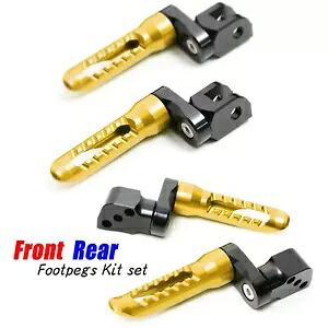 ゴールド BOB リアライダーフットペグ 25 ミリメートルエクステンダー CBR300R CBR300 15-18 19 20 21 22 Gold BOB Rear Rider Foot Pegs 25mm Extender For CBR300R CBR300 15-18 19 20 21 22 【並行輸入品】