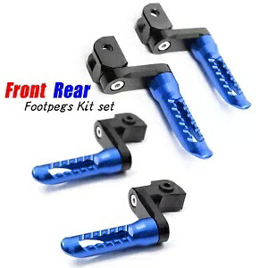 ブルー BOB リアライダーフットペグ 40 ミリメートルエクステンダー Z750 SR 04-07 08 09 10 11 12 13 Blue BOB Rear Rider Foot Pegs 40mm Extender For Z750 S R 04-07 08 09 10 11 12 13 【並行輸入品】