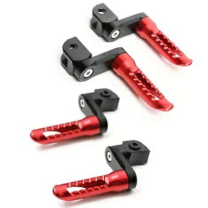 レッド BOB リアライダーフットペグ 40 ミリメートルエクステンダー XL1000 バラデロ 99-11 12 13 14 15 Red BOB Rear Rider Foot Pegs 40mm Extender For XL1000 Varadero 99-11 12 13 14 15 【並行輸入品】