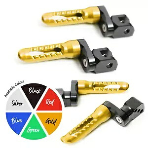 ゴールドボブリアライダーフットペグ 25 ミリメートルエクステンダースズキ GSR 600 06 07 08 09 10 Gold BOB Rear Rider Foot Pegs 25mm Extender For Suzuki GSR 600 06 07 08 09 10 【並行輸入品】