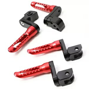 レッド BOB リアライダーフットペグ 40mm エクステンダー ヤマハ YZF R25 14 15用 Red BOB Rear Rider Foot Pegs 40mm Extender For Yamaha YZF R25 14 15 【並行輸入品】