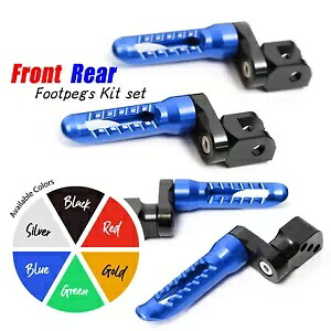 ブルー BOB リアライダーフットペグ 25 ミリメートルエクステンダー MT-01 05 06 07 08 09 10 11 12 13 Blue BOB Rear Rider Foot Pegs 25mm Extender For MT-01 05 06 07 08 09 10 11 12 13 【並行輸入品】