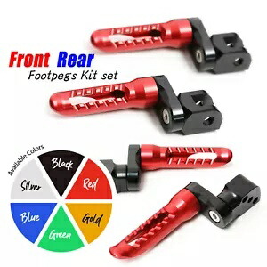 レッド BOB リアライダーフットペグ 25 ミリメートルエクステンダー Z900 SE 17 18 19 20 21 22 23 Red BOB Rear Rider Foot Pegs 25mm Extender For Z900 SE 17 18 19 20 21 22 23 【並行輸入品】